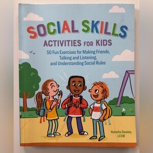 Social Skills Activities for Kids Book - Unmarked Fun Interactive Workbook